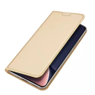 Dux Ducis Skin Pro Case Xiaomi 13 Flip Card Wallet Gold Stand