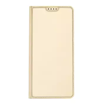 Dux Ducis Skin Pro Case pro Xiaomi Redmi Note 12 5G / Poco X5 5G Cover Flip Card Wallet Stand Gold