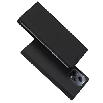 Dux Ducis Skin Pro Case pro Xiaomi Redmi Note 12 Pro Flip Card Wallet Stand Black