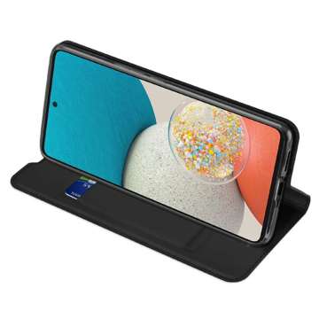 Dux Ducis Skin Pro Flip ochranné pouzdro kožené pro Samsung Galaxy A53 5G černé sklo