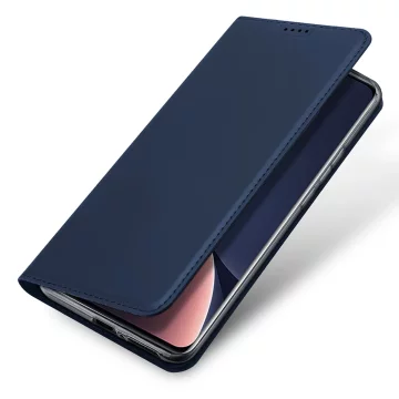 Dux Ducis Skin Pro pouzdro Xiaomi 13 Pro kryt s vyklápěcím stojánkem na peněženku modrý