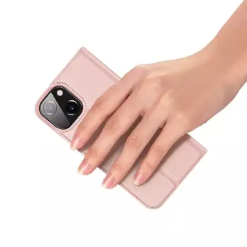 Dux Ducis Skin Pro pouzdro flipový kryt pro iPhone 13 mini růžový