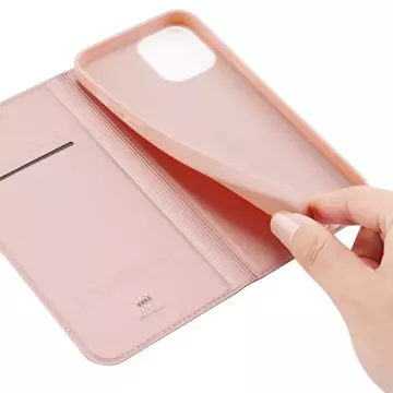 Dux Ducis Skin Pro pouzdro flipový kryt pro iPhone 13 mini růžový