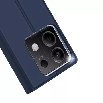 Dux Ducis Skin Pro pouzdro s klopou a slotem na kartu pro Xiaomi Redmi Note 13 5G - modré