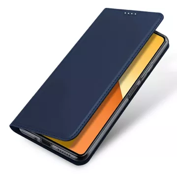 Dux Ducis Skin Pro pouzdro s klopou a slotem na kartu pro Xiaomi Redmi Note 13 5G - modré