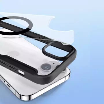 Dux Ducis Skin X Pro Case pro Apple iPhone 15 Magnetic MagSafe Flip Cover – černý