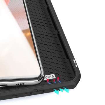 Dux Ducis Skin X kožené ochranné flipové pouzdro pro Samsung Galaxy A72 4G černé