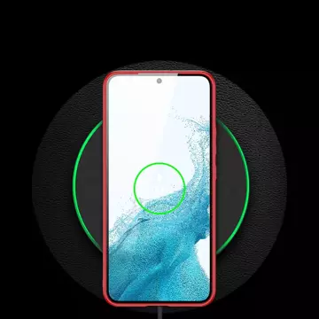 Dux Ducis Yolo elegantní kryt z ekologické kůže pro Samsung Galaxy S22 (S22 Plus) červený