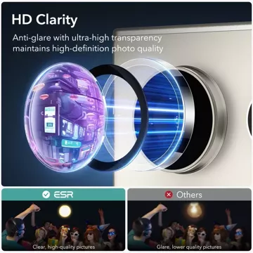 ESR chránič fotoaparátu pro Samsung Galaxy S24 Ultra Clear