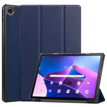 ETUI na tablet Lenovo Tab M10 FHD Plus 10.6 3 GEN 3RD 3gen 2023 TB-125FU / TB-128FU pouzdro obal knihy Granatowe