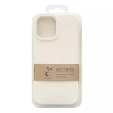 Eco Case Case pro iPhone 12 silikonový kryt krytu telefonu bílý