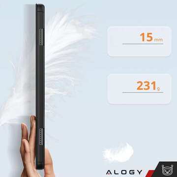 Etui Alogy Book Cover Case pro Lenovo M10 3gen. 10,1” 2022 TB-328FU TB-328XU Granatowe