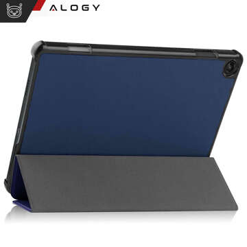 Etui Alogy Book Cover Case pro Lenovo M10 3gen. 10,1” 2022 TB-328FU TB-328XU Granatowe