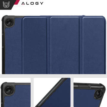 Etui Alogy Book Cover Case pro Lenovo M10 3gen. 10,1” 2022 TB-328FU TB-328XU Granatowe