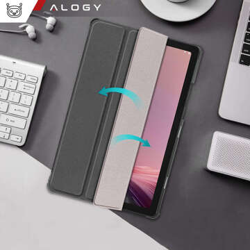 Etui Alogy Book Cover Case pro Lenovo Tab M9 2023 TB310XU TB310FU Szare