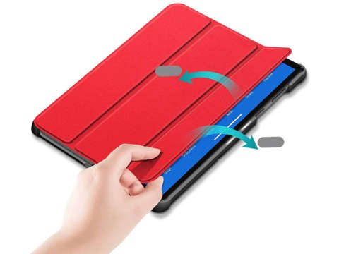 Etui Alogy Book Cover pro Lenovo M10 Gen 2 TB-X306 Czerwone