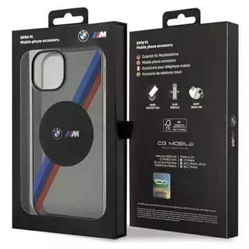 Etui BMW BMHMP14SHDTK pro iPhone 14 6,1" Tricolor Stripes MagSafe