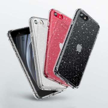 Etui Glitter pro Apple iPhone 7 / 8 / SE 2020 / 2022 Čirá