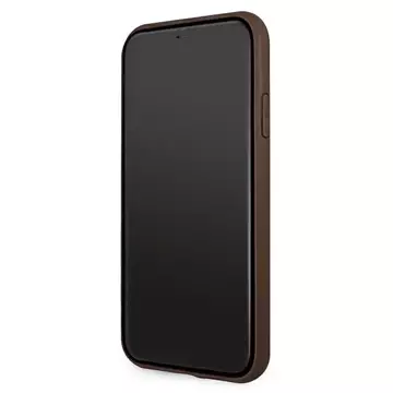 Etui Guess GUHCN614GMGBR pro iPhone 11 6,1 / Xr pevný obal 4G velké kovové logo