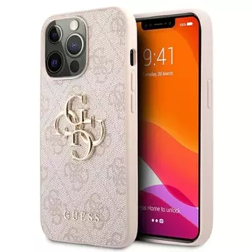 Etui Guess GUHCP13L4GMGPI pro iPhone 13 Pro / 13 6,1" pevný obal 4G velké kovové logo