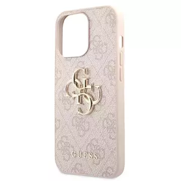 Etui Guess GUHCP13L4GMGPI pro iPhone 13 Pro / 13 6,1" pevný obal 4G velké kovové logo