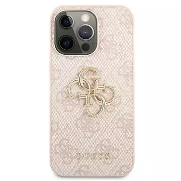 Etui Guess GUHCP13L4GMGPI pro iPhone 13 Pro / 13 6,1" pevný obal 4G velké kovové logo