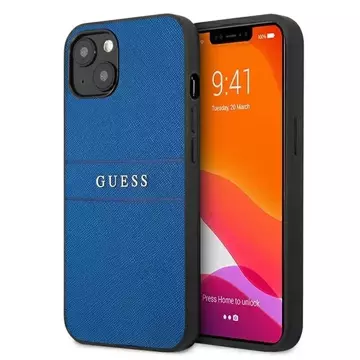 Etui Guess GUHCP13SPSASBBL pro iPhone 13 mini 5,4" Saffiano Strap