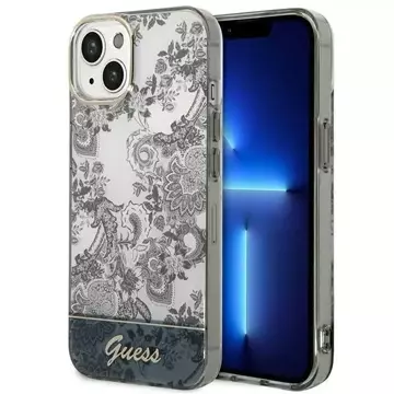 "Etui Guess GUHCP14MHGPLHG do Apple iPhone 14 Plus 6,7\" szary/grey hardcase Porcelain Collection"