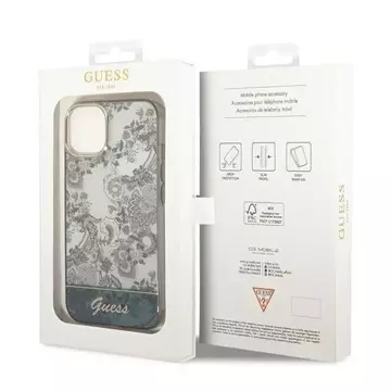 "Etui Guess GUHCP14MHGPLHG do Apple iPhone 14 Plus 6,7\" szary/grey hardcase Porcelain Collection"