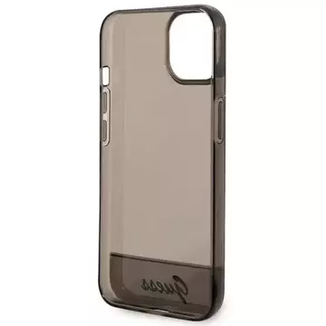 Etui Guess GUHCP14SHGCOK pro Apple iPhone 14 6,1" černý/černý pevný obal Translucent