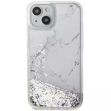 Etui Guess GUHCP14SLCSGSGH pro iPhone 14 6,1" pevný obal Liquid Glitter Marble