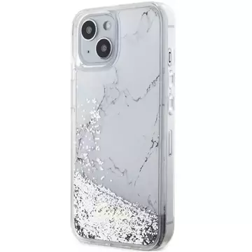 Etui Guess GUHCP14SLCSGSGH pro iPhone 14 6,1" pevný obal Liquid Glitter Marble