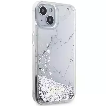 Etui Guess GUHCP14SLCSGSGH pro iPhone 14 6,1" pevný obal Liquid Glitter Marble