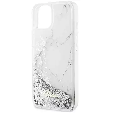 Etui Guess GUHCP14SLCSGSGH pro iPhone 14 6,1" pevný obal Liquid Glitter Marble