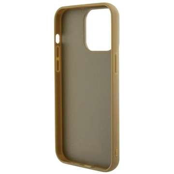 Etui Guess GUHCP15XPMSDGSD pro iPhone 15 Pro Max 6,7" złoty/zlatý pevný obal Disco Metal Script
