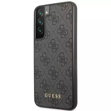 Etui Guess GUHCS23MG4GFGR do Samsung Galaxy S23 Plus S916 szary/grey hardcase 4G Metal Gold Logo