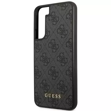 Etui Guess GUHCS23MG4GFGR do Samsung Galaxy S23 Plus S916 szary/grey hardcase 4G Metal Gold Logo