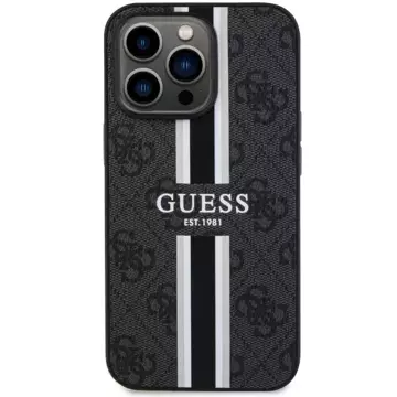 Etui Guess GUHMP13LP4RPSK pro iPhone 13 Pro / 13 6,1" pevný obal 4G Printed Stripes MagSafe