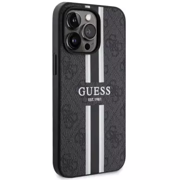 Etui Guess GUHMP13LP4RPSK pro iPhone 13 Pro / 13 6,1" pevný obal 4G Printed Stripes MagSafe