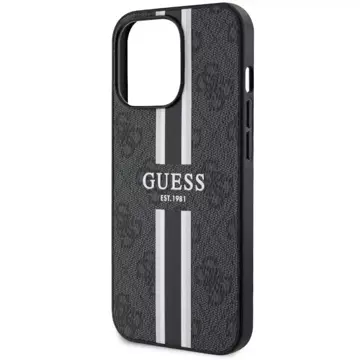 Etui Guess GUHMP13LP4RPSK pro iPhone 13 Pro / 13 6,1" pevný obal 4G Printed Stripes MagSafe