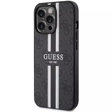 Etui Guess GUHMP13LP4RPSK pro iPhone 13 Pro / 13 6,1" pevný obal 4G Printed Stripes MagSafe