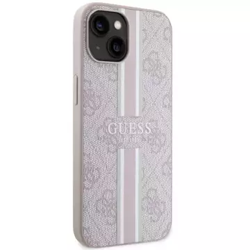 Etui Guess GUHMP14MP4RPSP na iPhone 14 Plus 6,7" pevný obal 4G Printed Stripes MagSafe