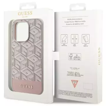 Etui Guess GUHMP14XHGCFSEP pro iPhone 14 Pro Max 6,7" pevný obal GCube Stripes MagSafe