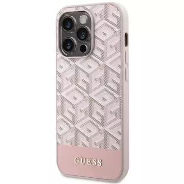 Etui Guess GUHMP14XHGCFSEP pro iPhone 14 Pro Max 6,7" pevný obal GCube Stripes MagSafe