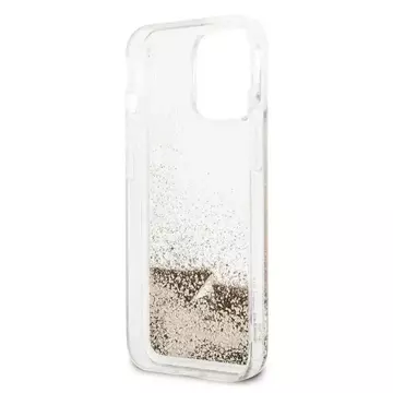 Etui Guess GUOHCP14LGLHFLGO do Apple iPhone 14 Pro 6,1" zlatý/zlatý pevný obal Glitter Charms