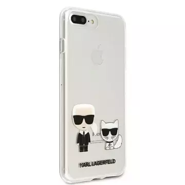 Etui Karl Lagerfeld KLHCI8LCKTR do pevného pouzdra pro iPhone 7/8 Plus Transparent Karl