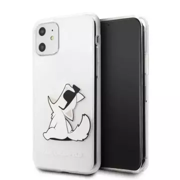 Etui Karl Lagerfeld KLHCN61CFNRC pro iPhone 11 6,1" / Xr pevné pouzdro Choupette Fun