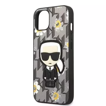 Etui Karl Lagerfeld KLHCP13SPMNFIK1 iPhone 13 mini 5,4" květina Ikonik Karl