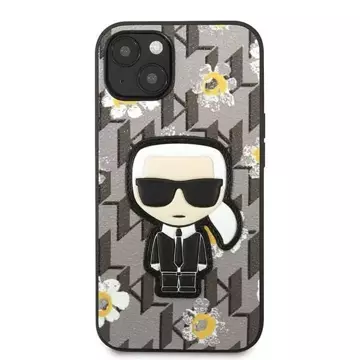 Etui Karl Lagerfeld KLHCP13SPMNFIK1 iPhone 13 mini 5,4" květina Ikonik Karl