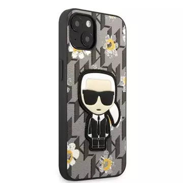 Etui Karl Lagerfeld KLHCP13SPMNFIK1 iPhone 13 mini 5,4" květina Ikonik Karl